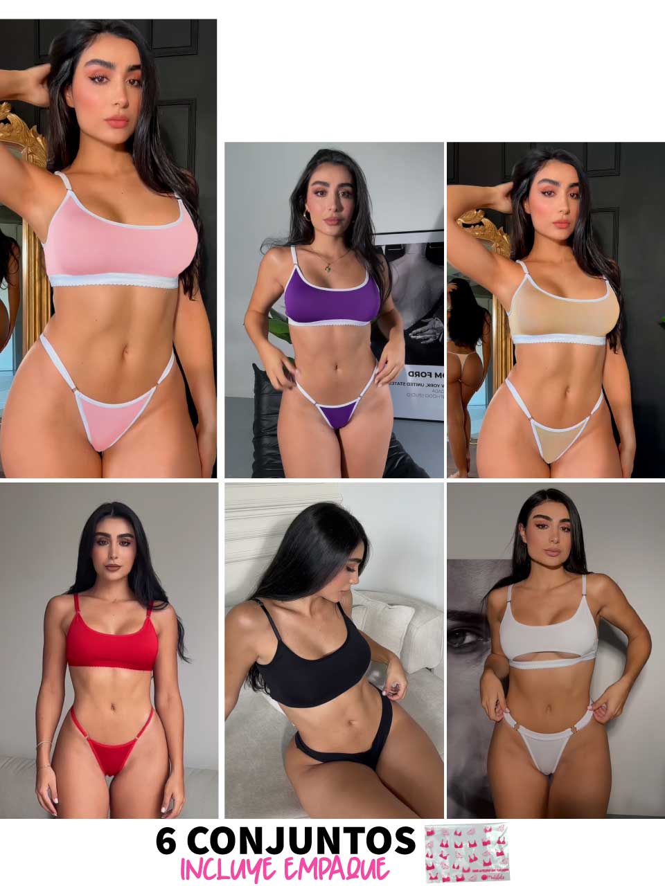6 CONJUNTOS - 25%