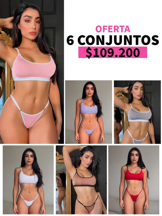 LLEVA 6 CONJUNTOS BASICOS - 35%