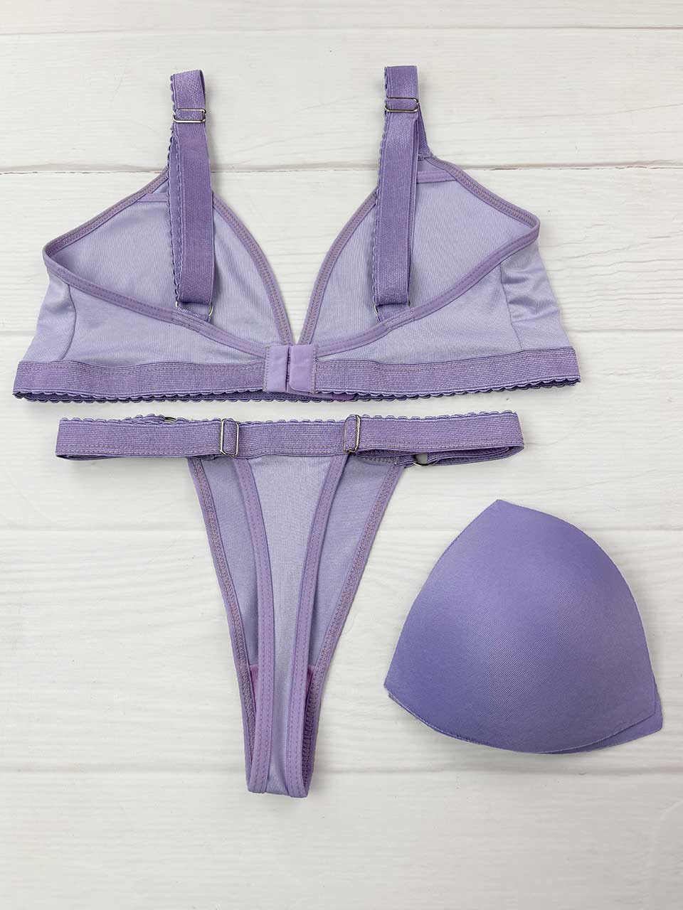 Conjunto copa deportivo lila