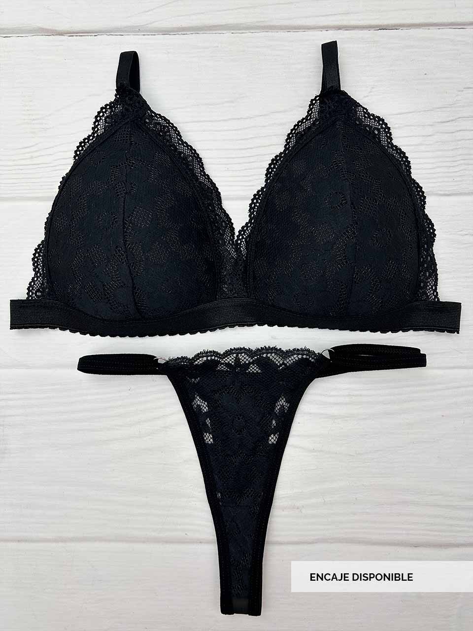 Conjunto copa negro