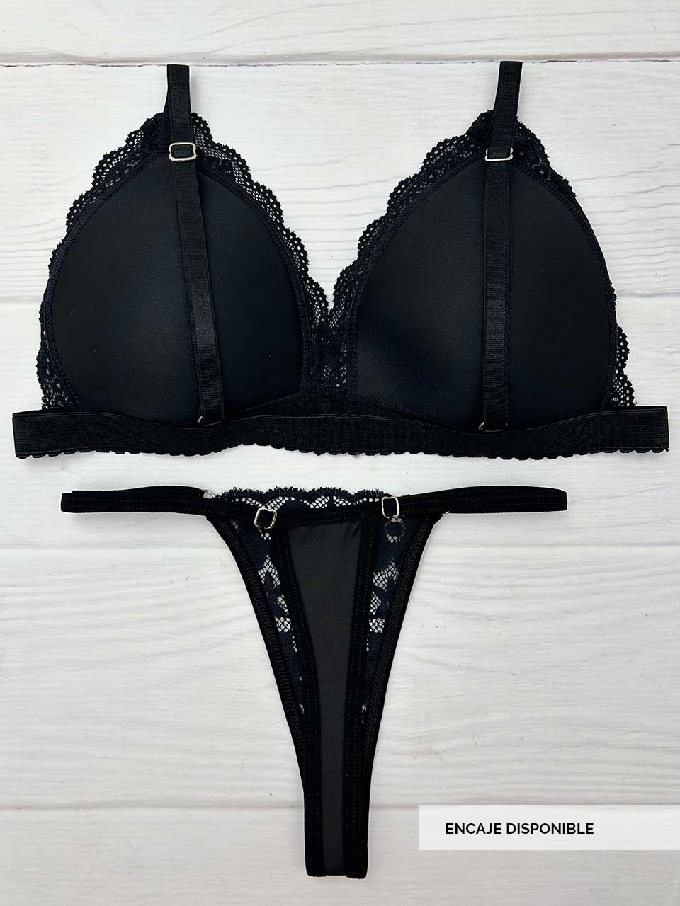 Conjunto copa negro