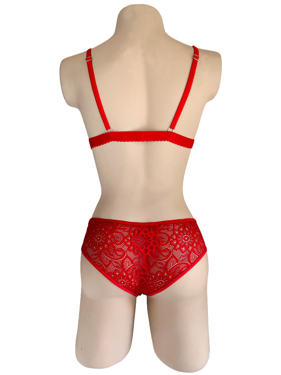 Conjunto corazon rojo