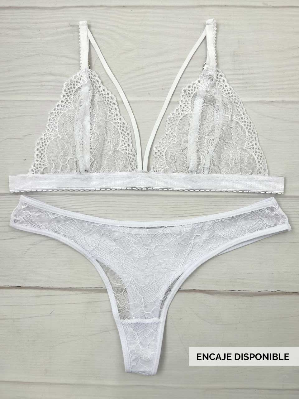 Conjunto elastico blanco