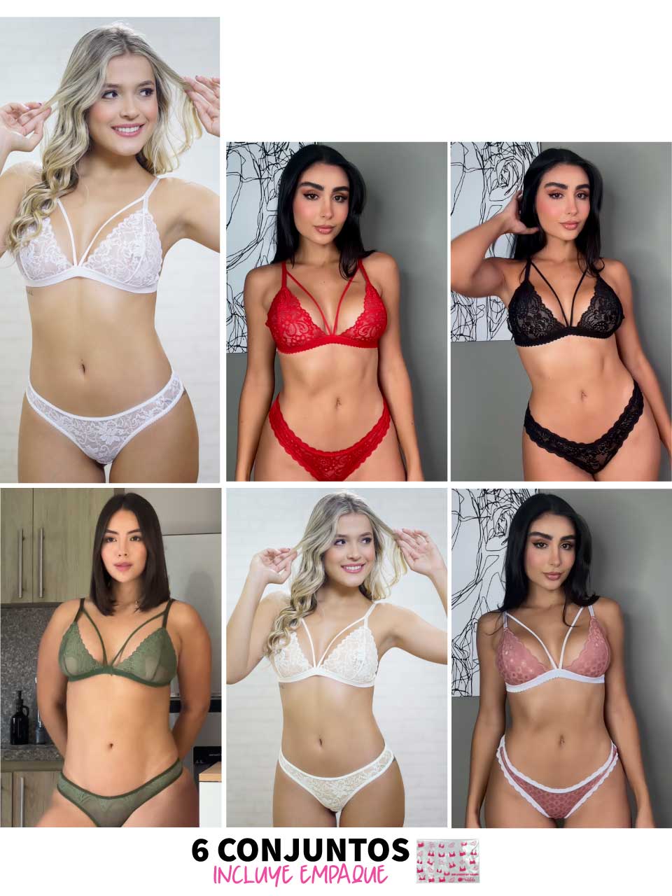 6 CONJUNTOS ELASTICO - 25%