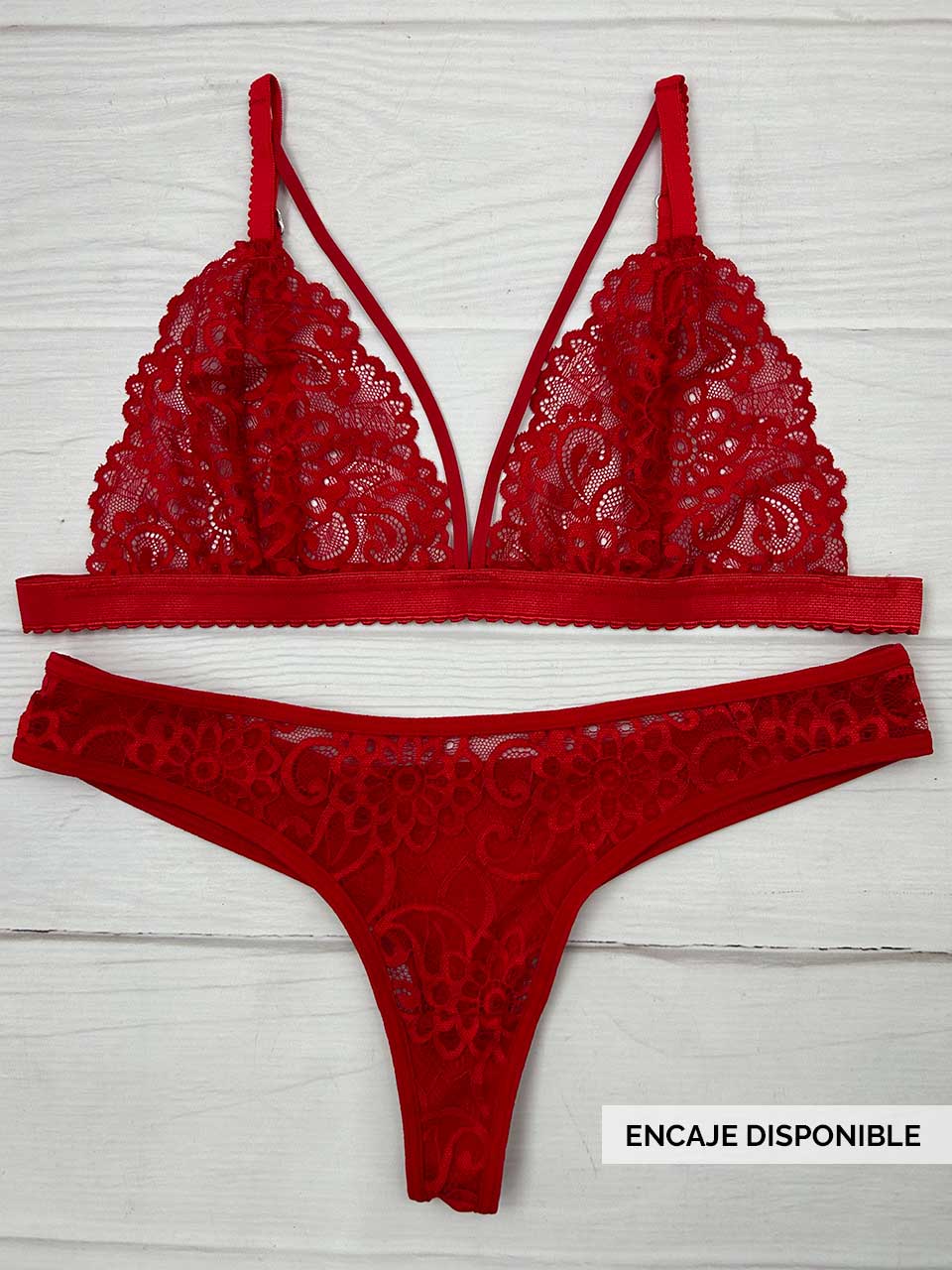 Conjunto elastico rojo