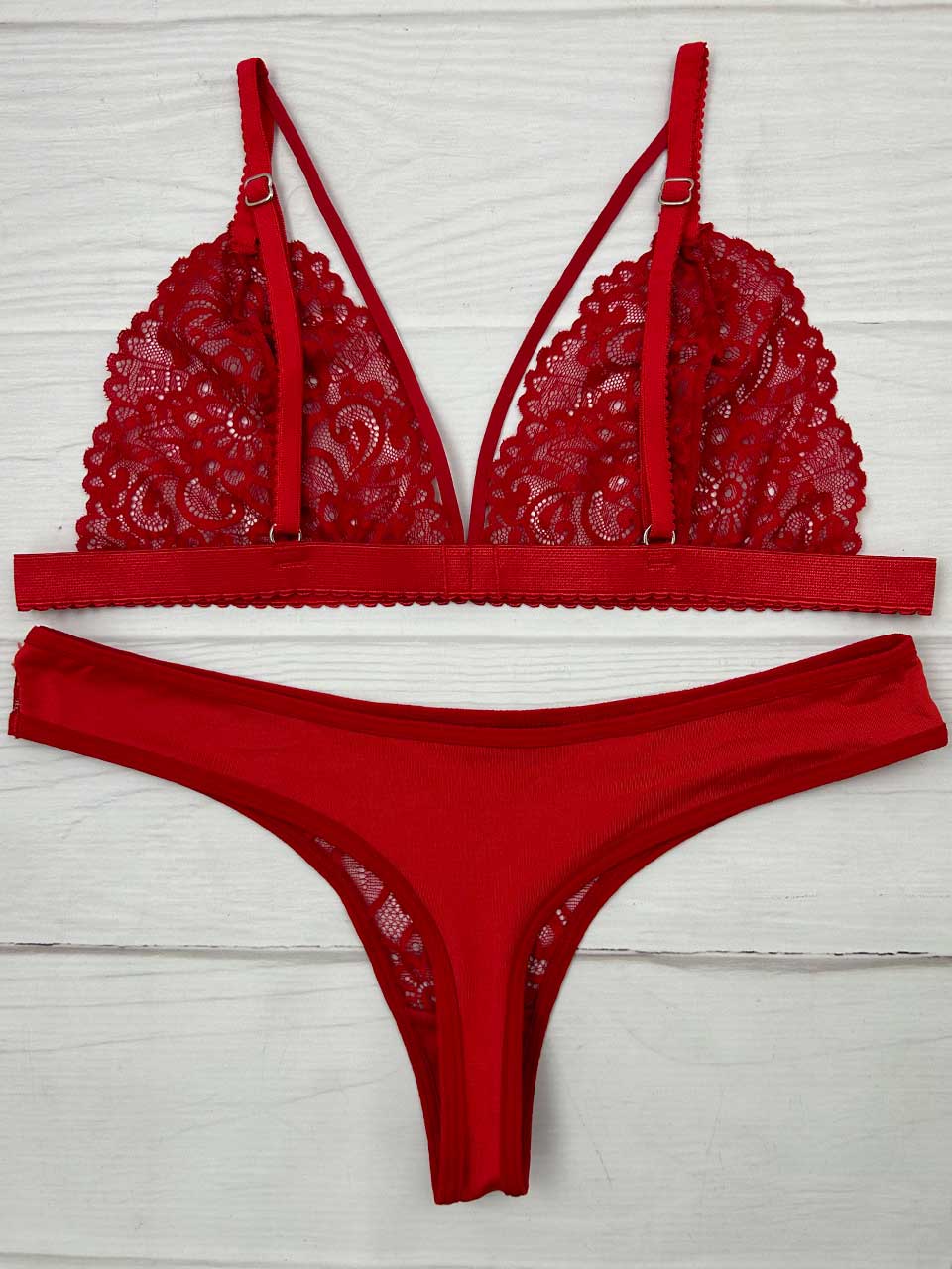 Conjunto elastico rojo