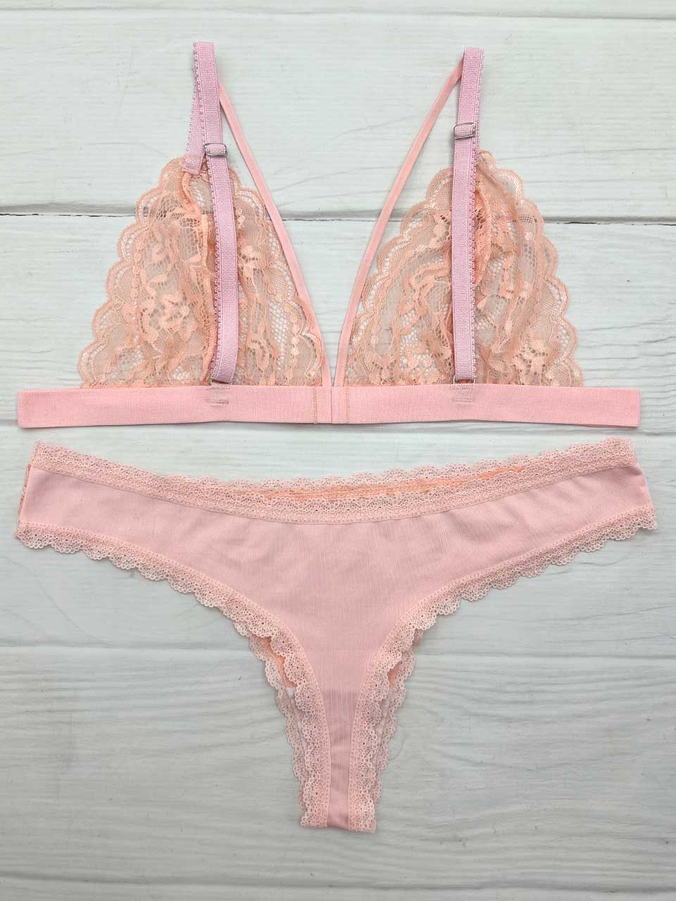 Conjunto elastico rosa