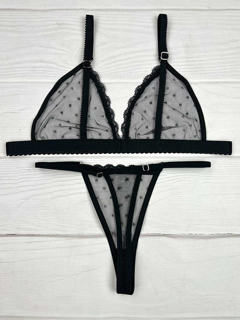 Conjunto grabado negro
