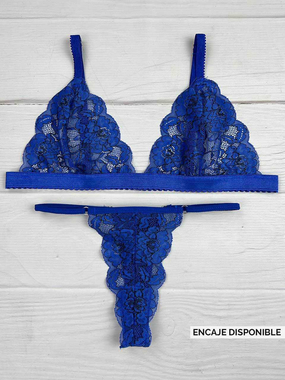 Conjunto mariposa bicolor electra