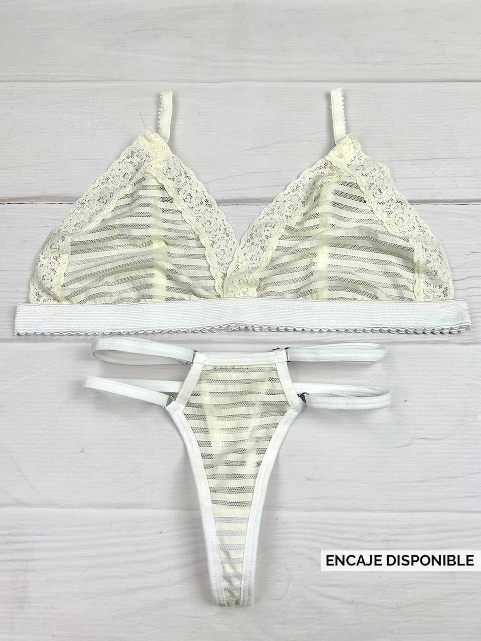 Conjunto mayatex triangulo marfil