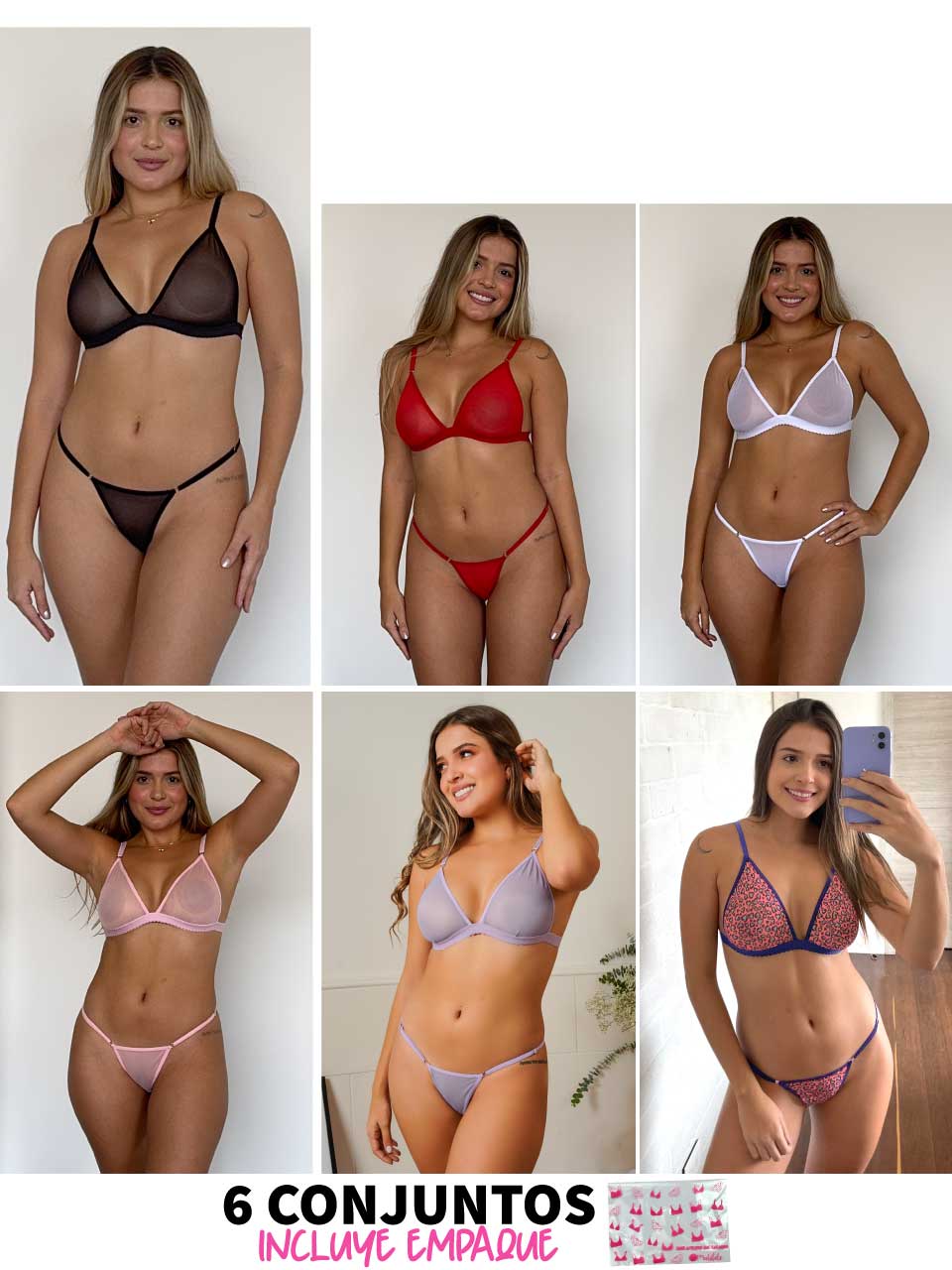 6 CONJUNTOS MAYATEX -25%