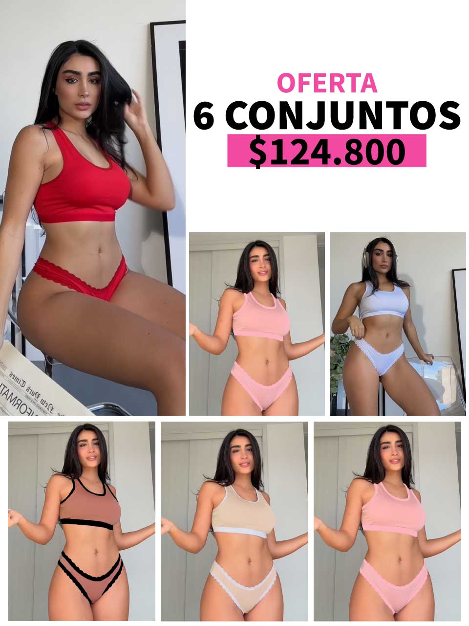 LLEVA 6 CONJUNTOS SPORT - 35%