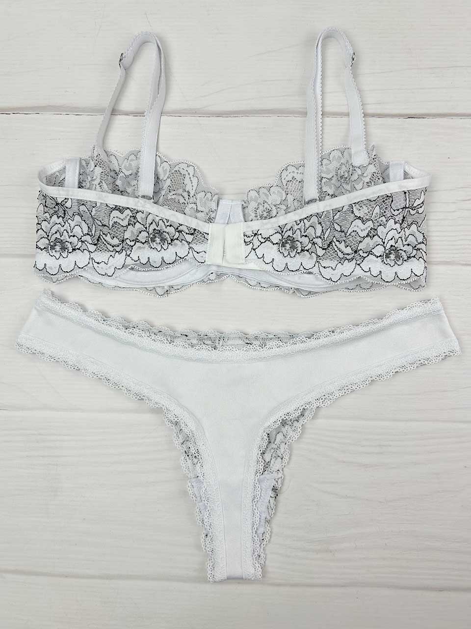 Conjunto varilla bicolor blanco