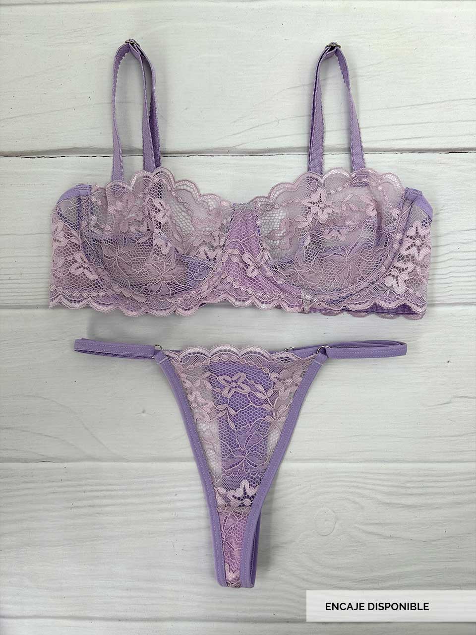 Conjunto varilla lila