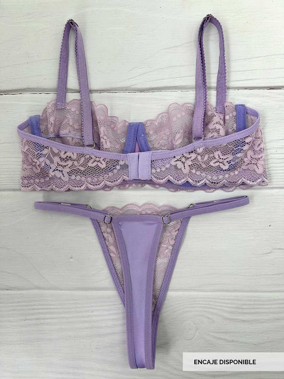 Conjunto varilla lila