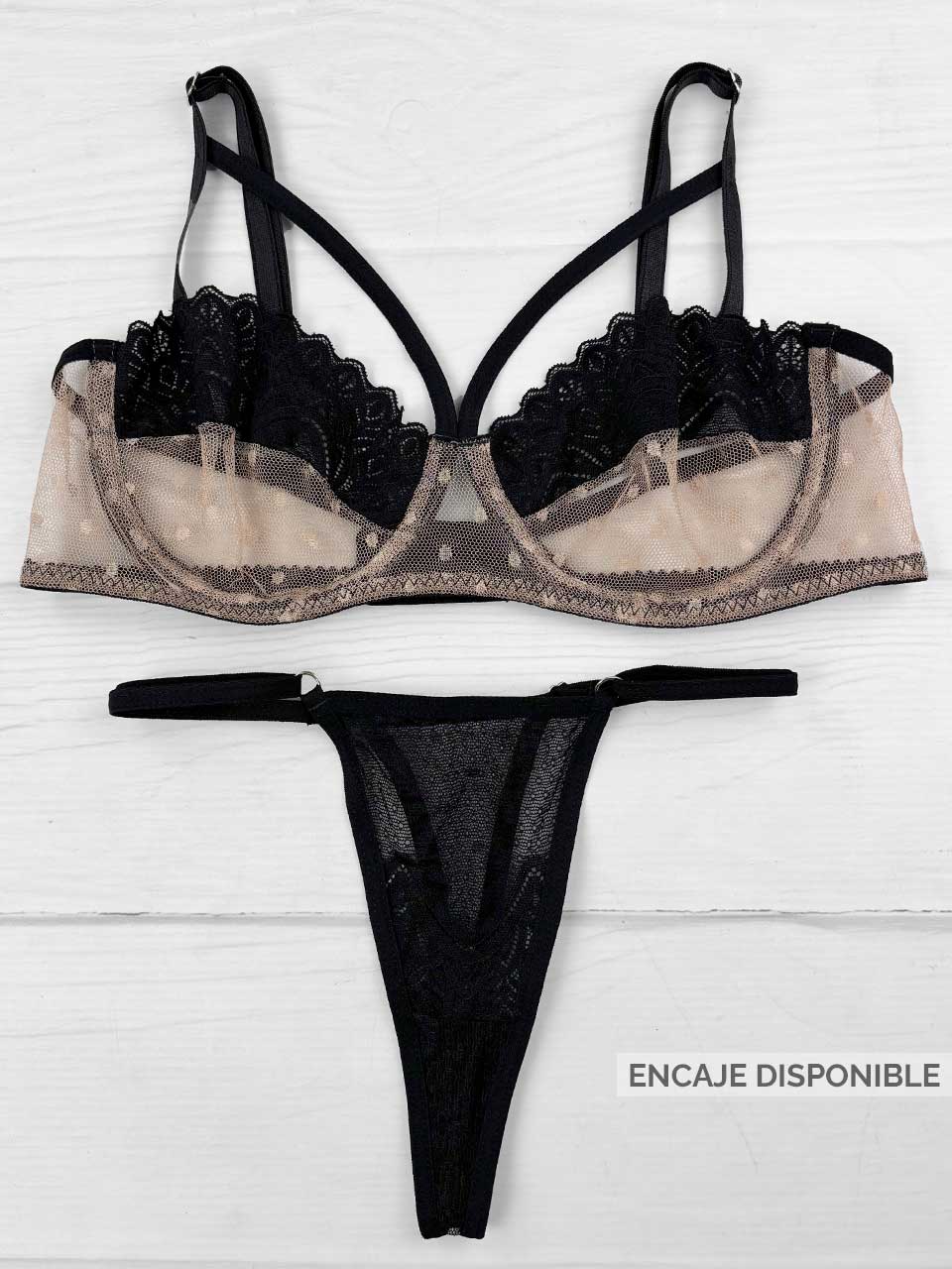 Conjunto varilla mayatex tiras beige