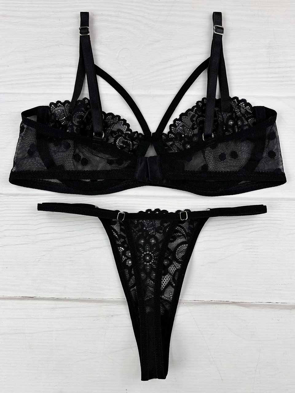 Conjunto varilla mayatex tiras negro