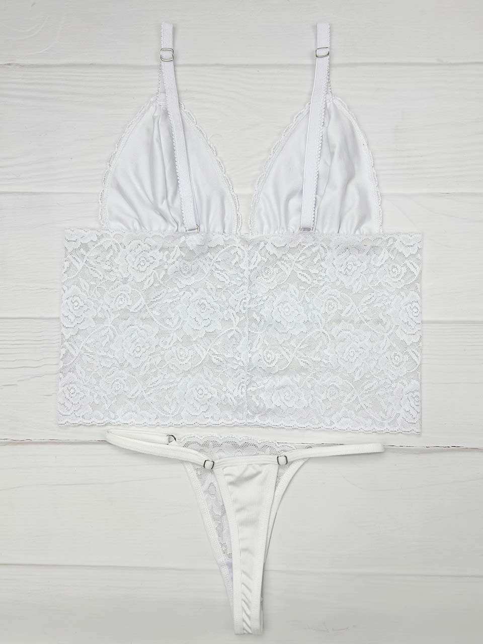 Conjunto crop top blanco