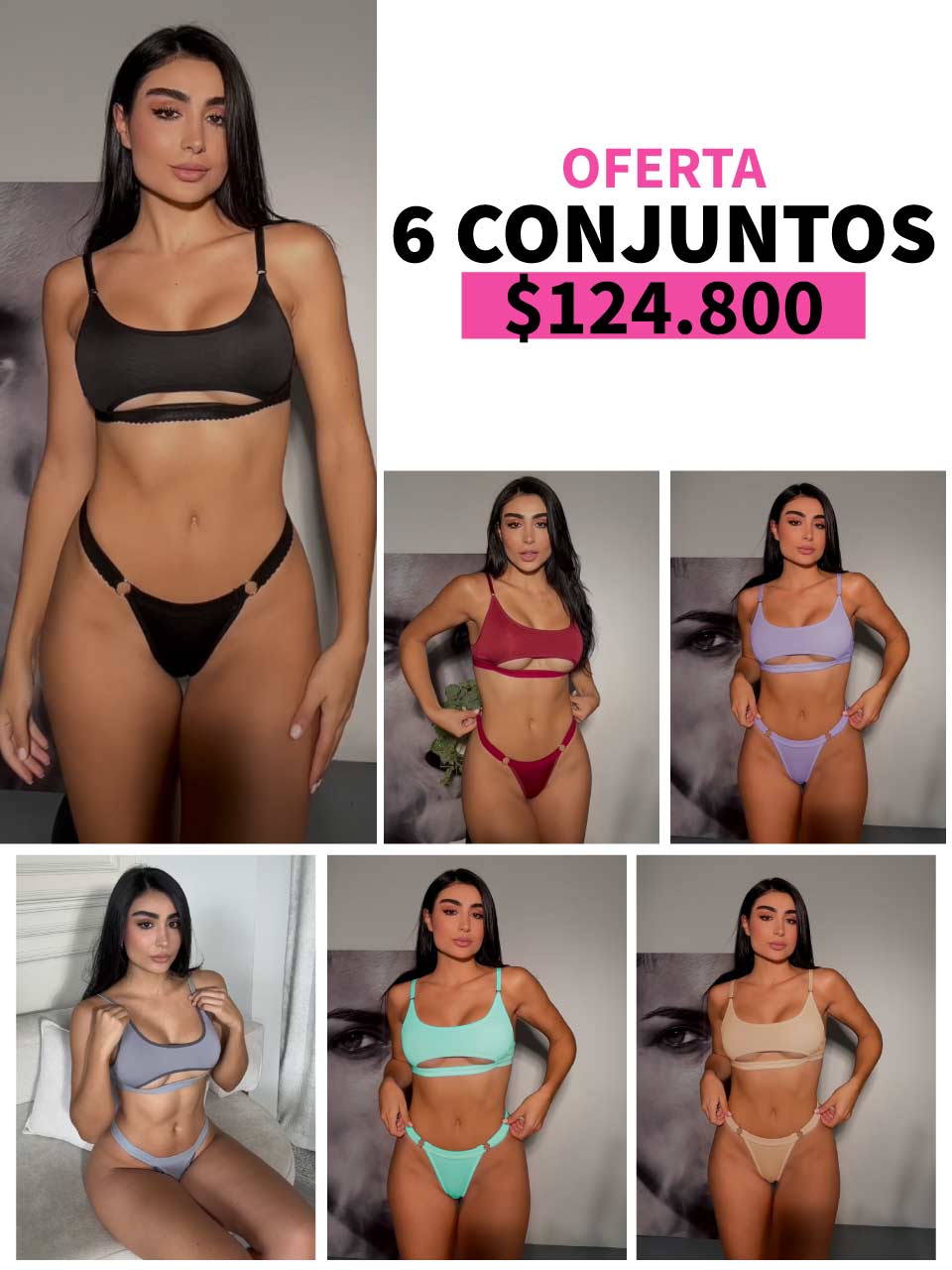 LLEVA 6 CONJUNTOS DEPORTIVOS - 35%