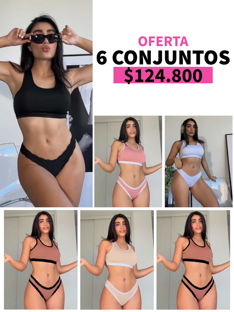 LLEVA 6 CONJUNTOS SPORT - 35%