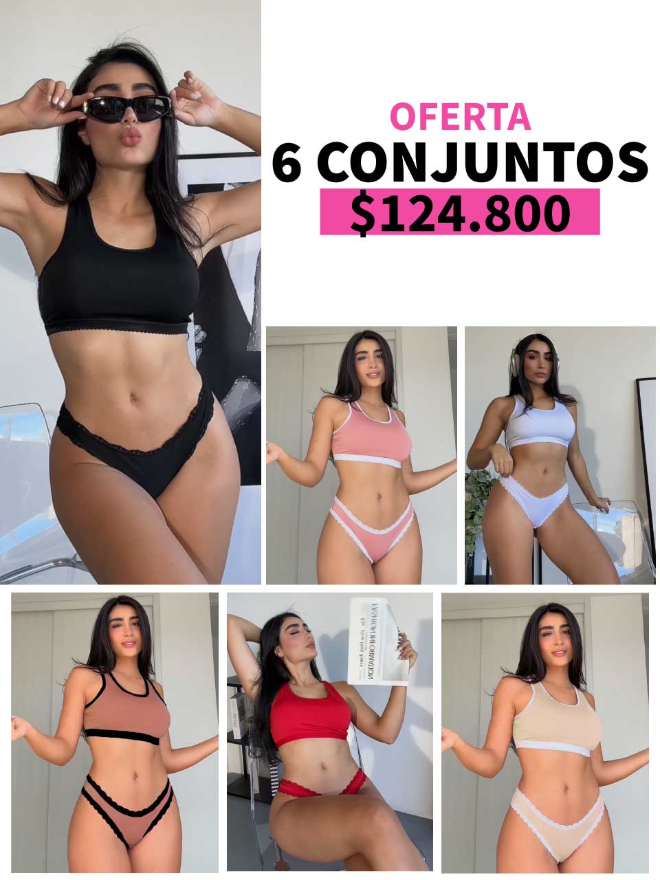 LLEVA 6 CONJUNTOS SPORT - 35%