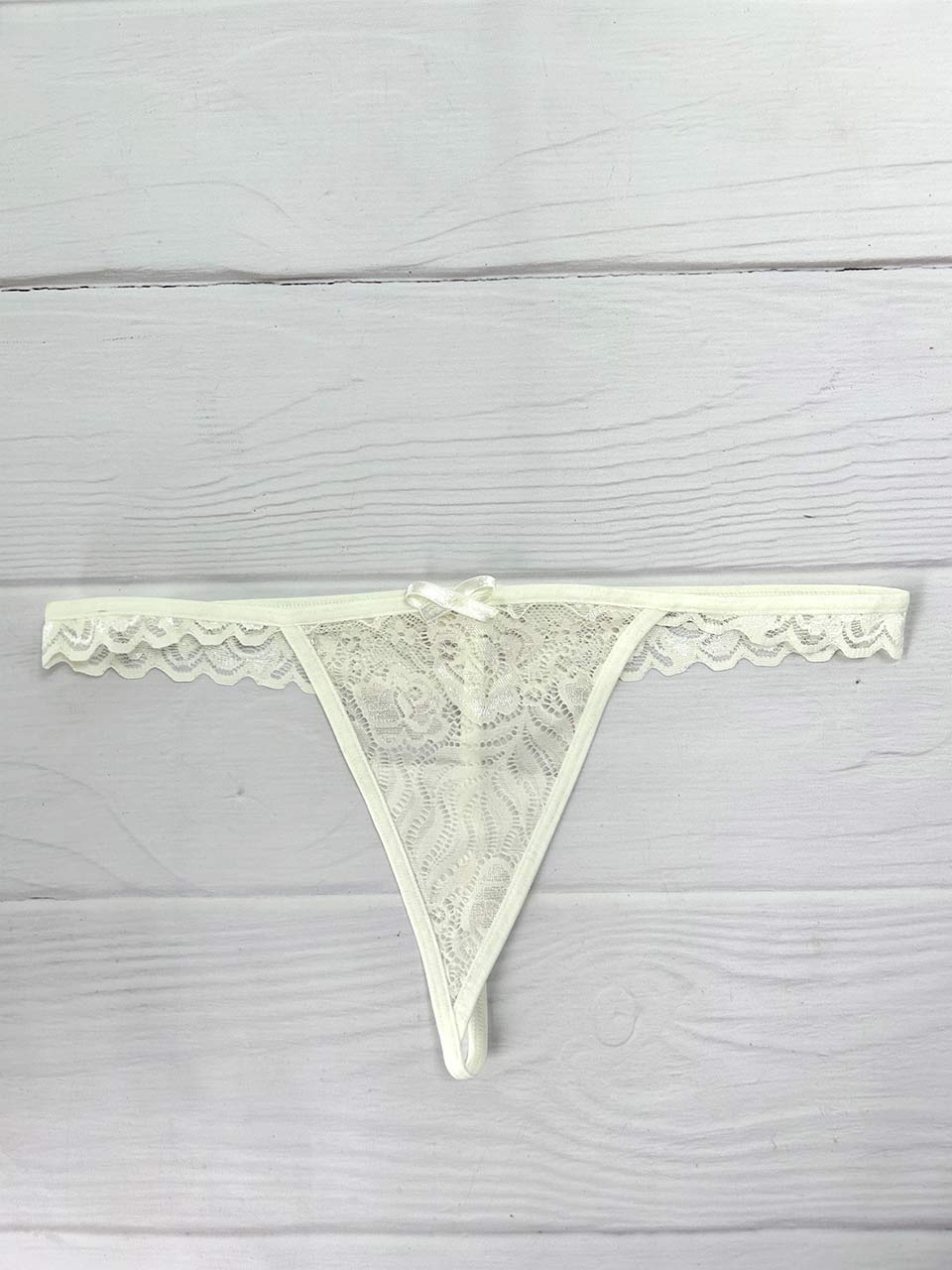 Tanga bolero hilo marfil