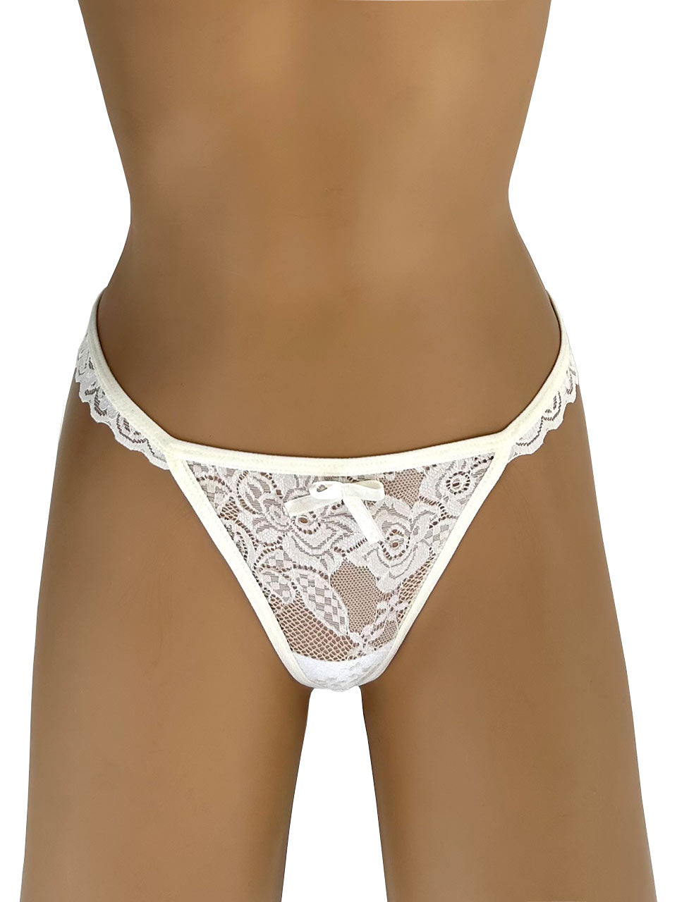Tanga bolero hilo marfil