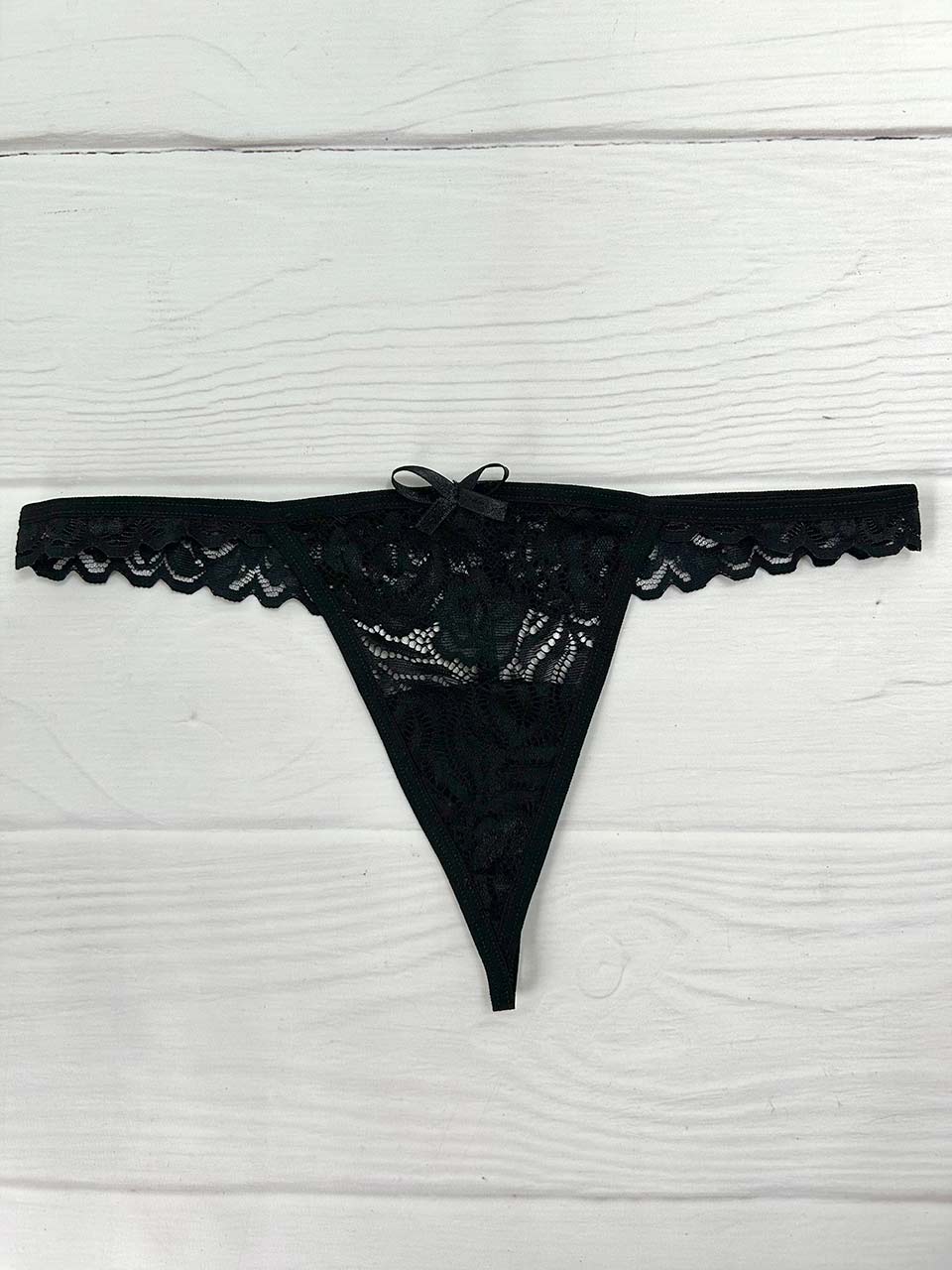 Tanga bolero hilo negra