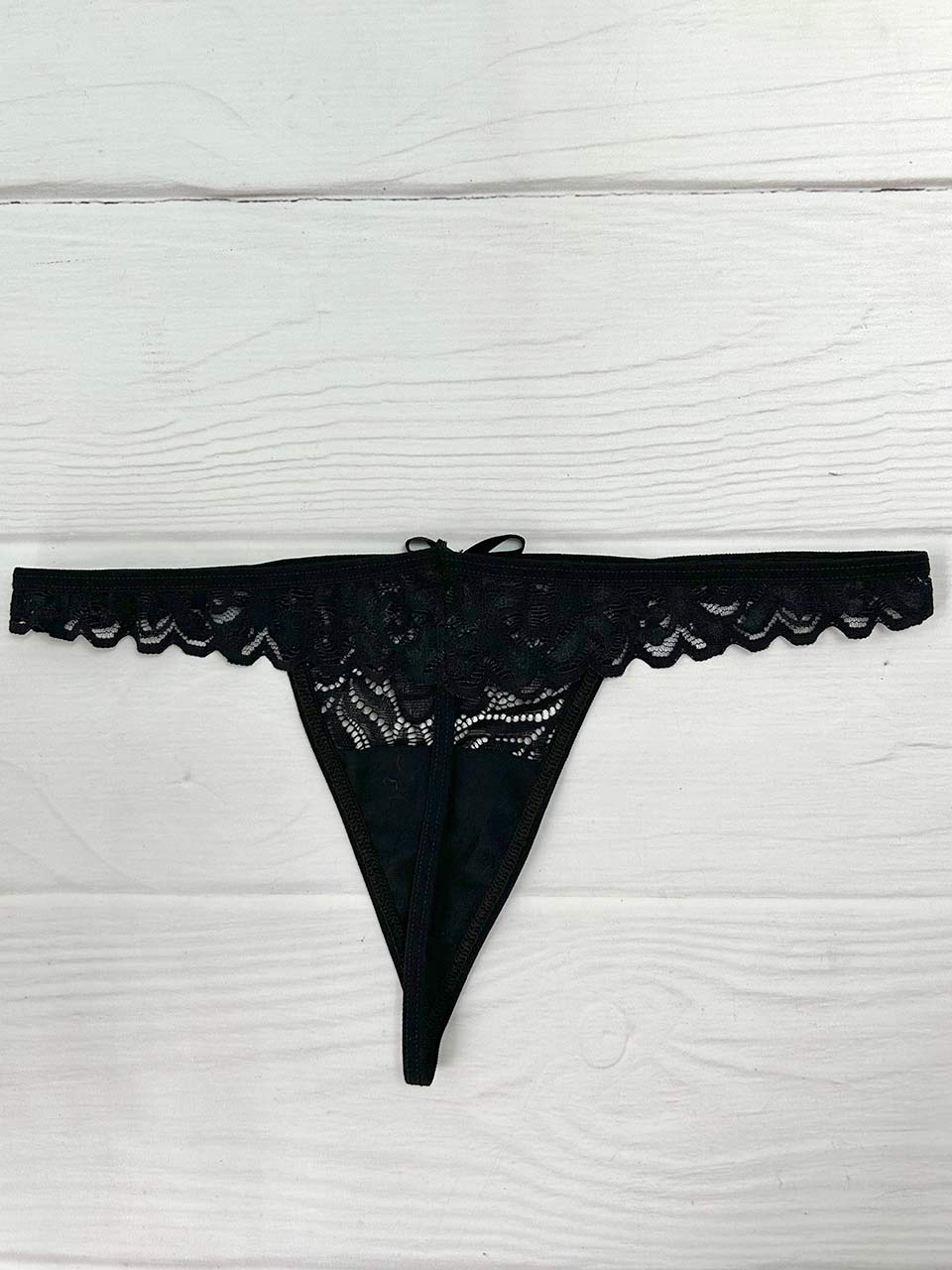 Tanga bolero hilo negra