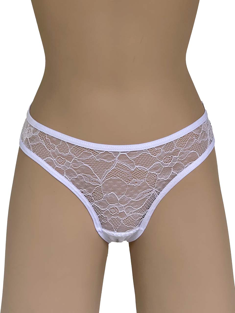 Tanga corazon blanco