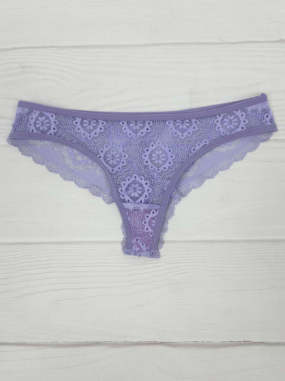 Tanga corazon lila