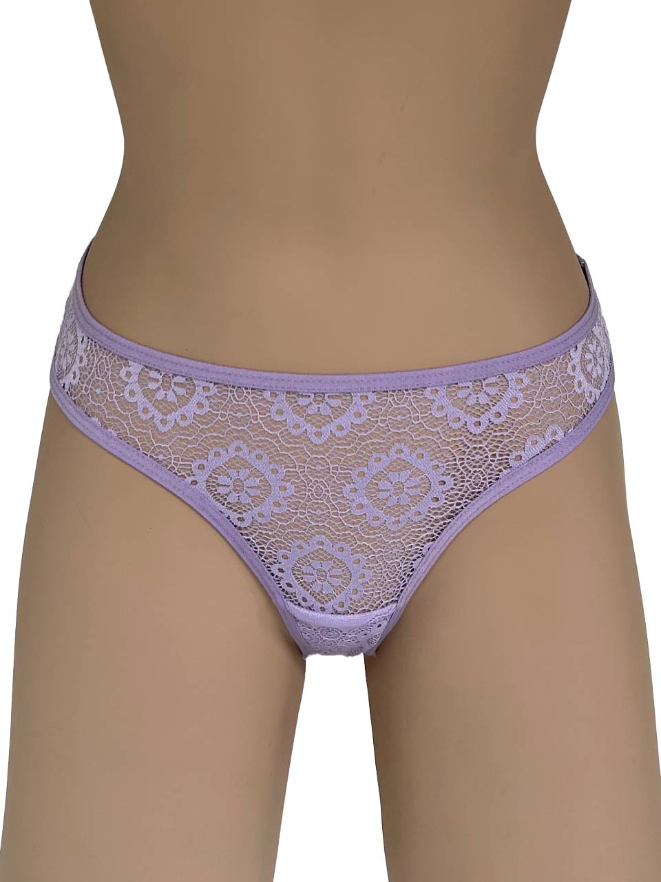 Tanga corazon lila