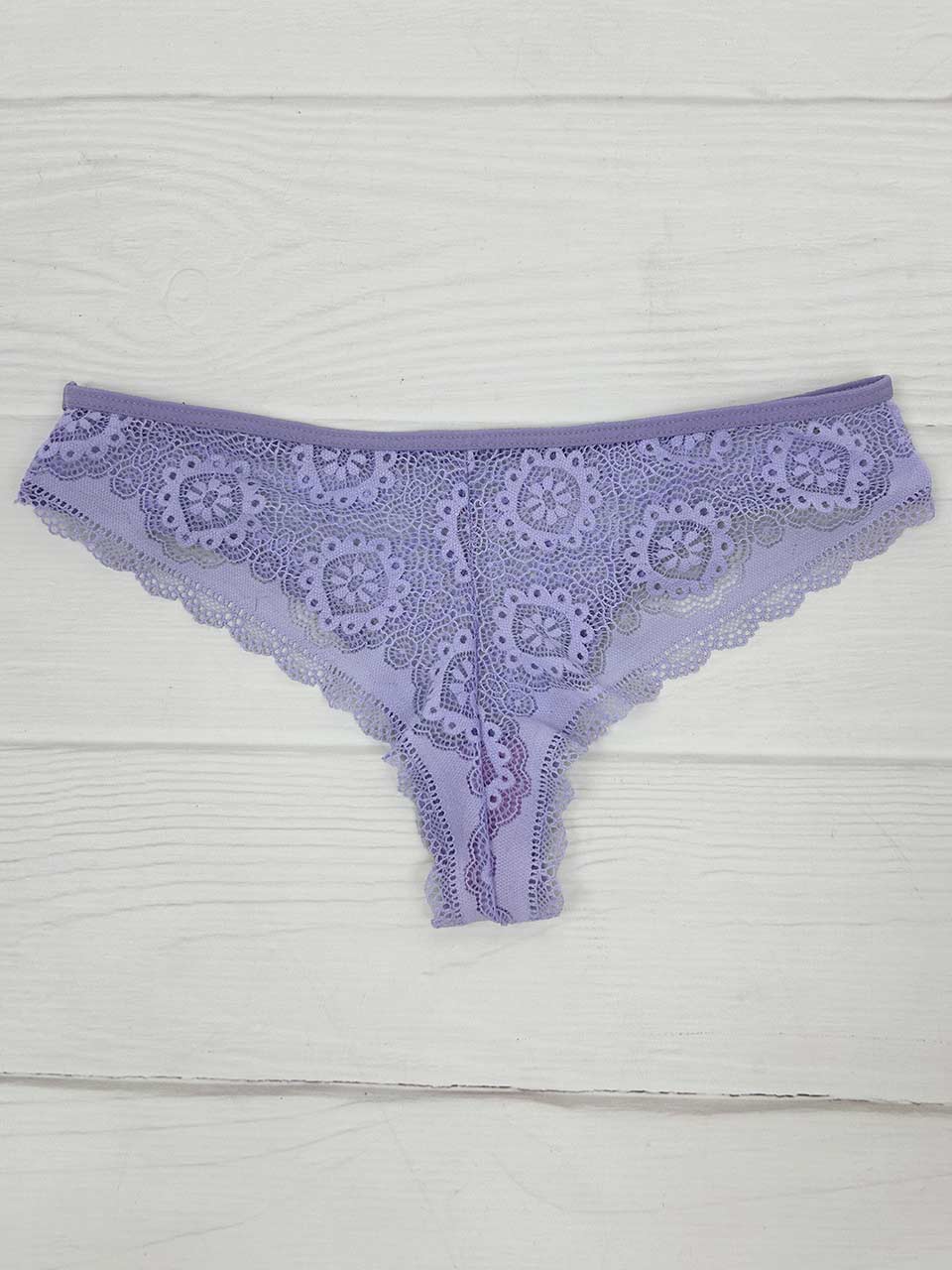 Tanga corazon lila