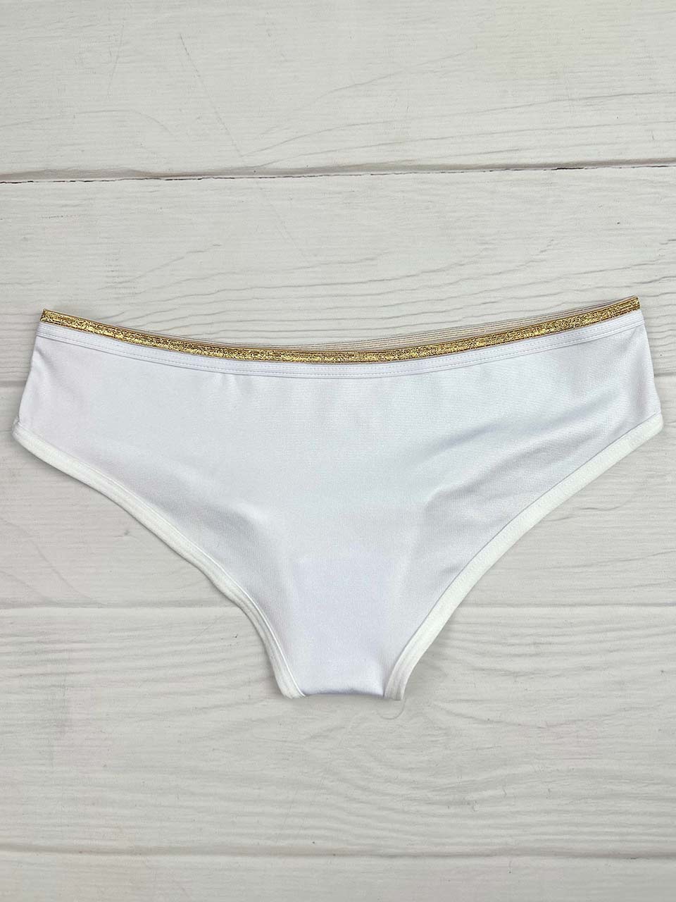 Tanga corazon luxes blanco