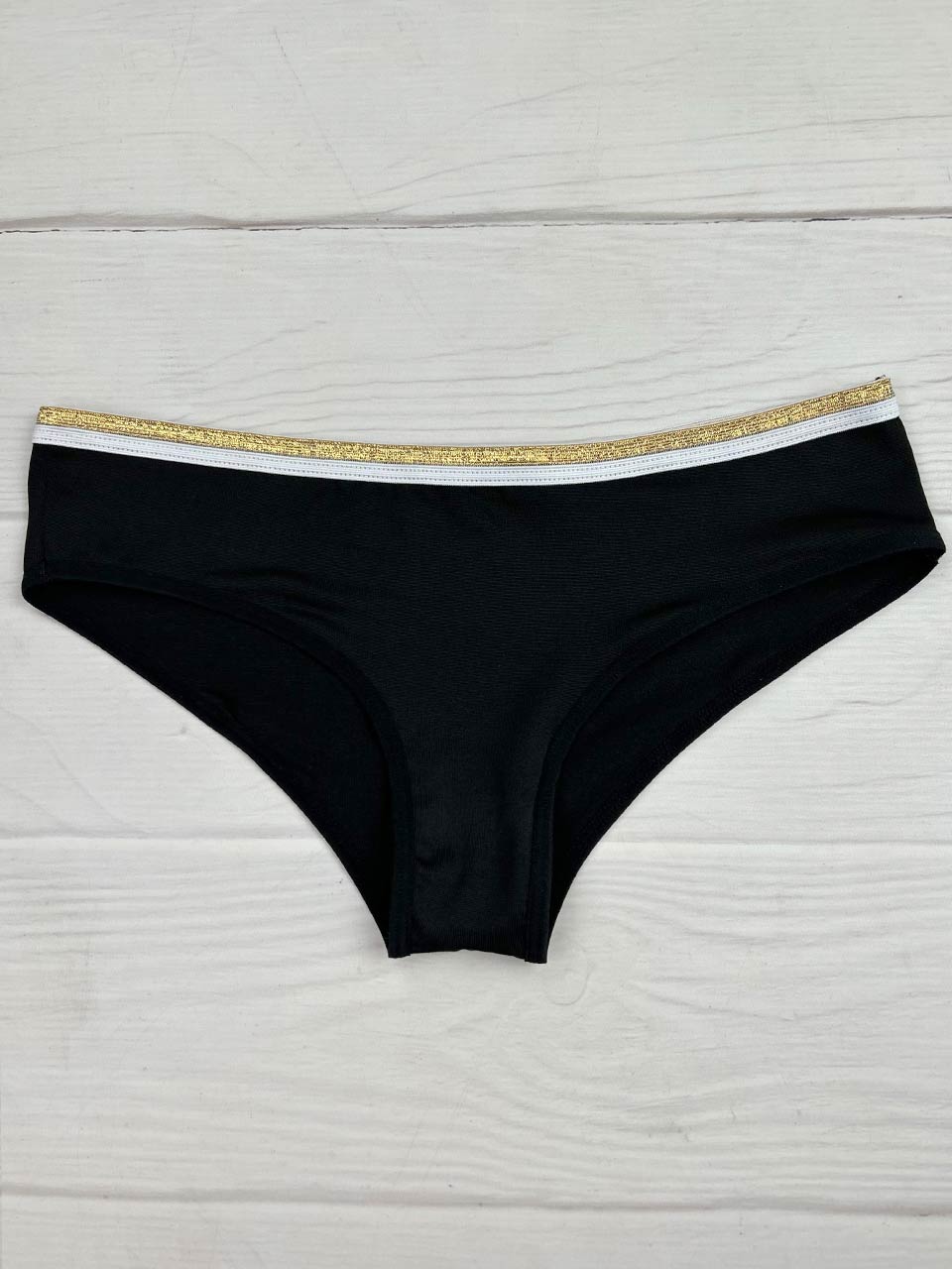 Tanga corazon luxes negra