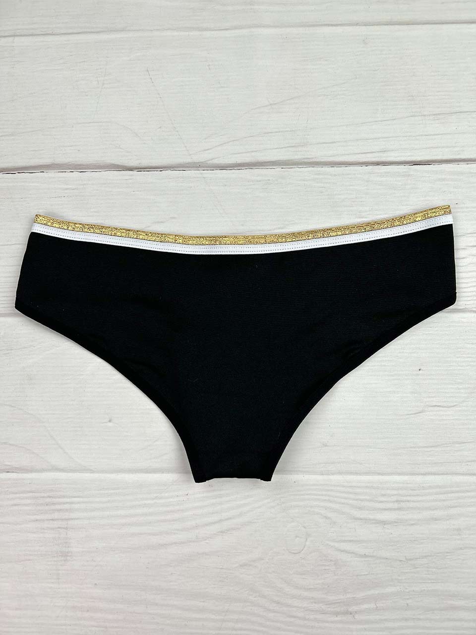 Tanga corazon luxes negra