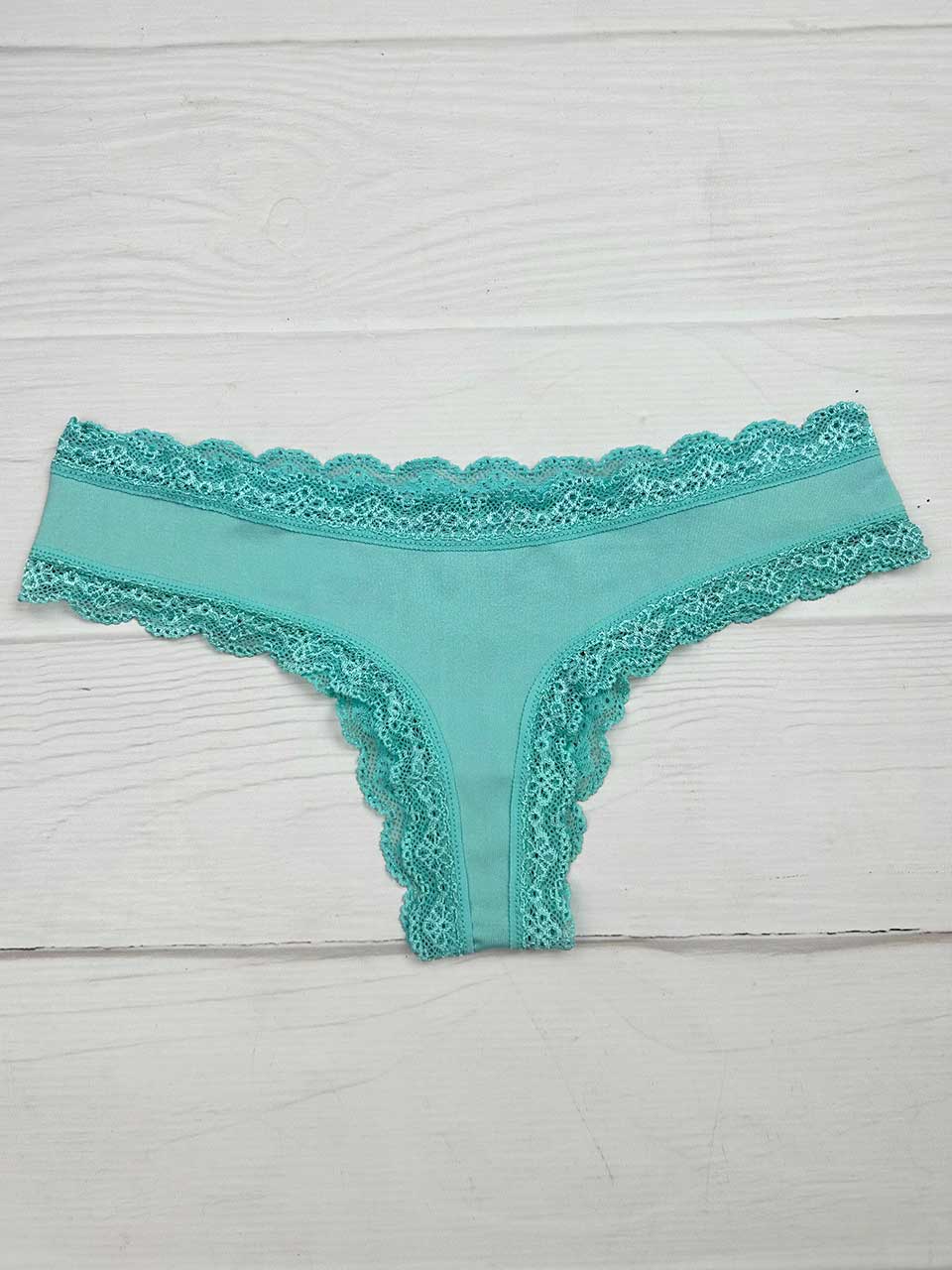 Tanga elastico bicolor menta