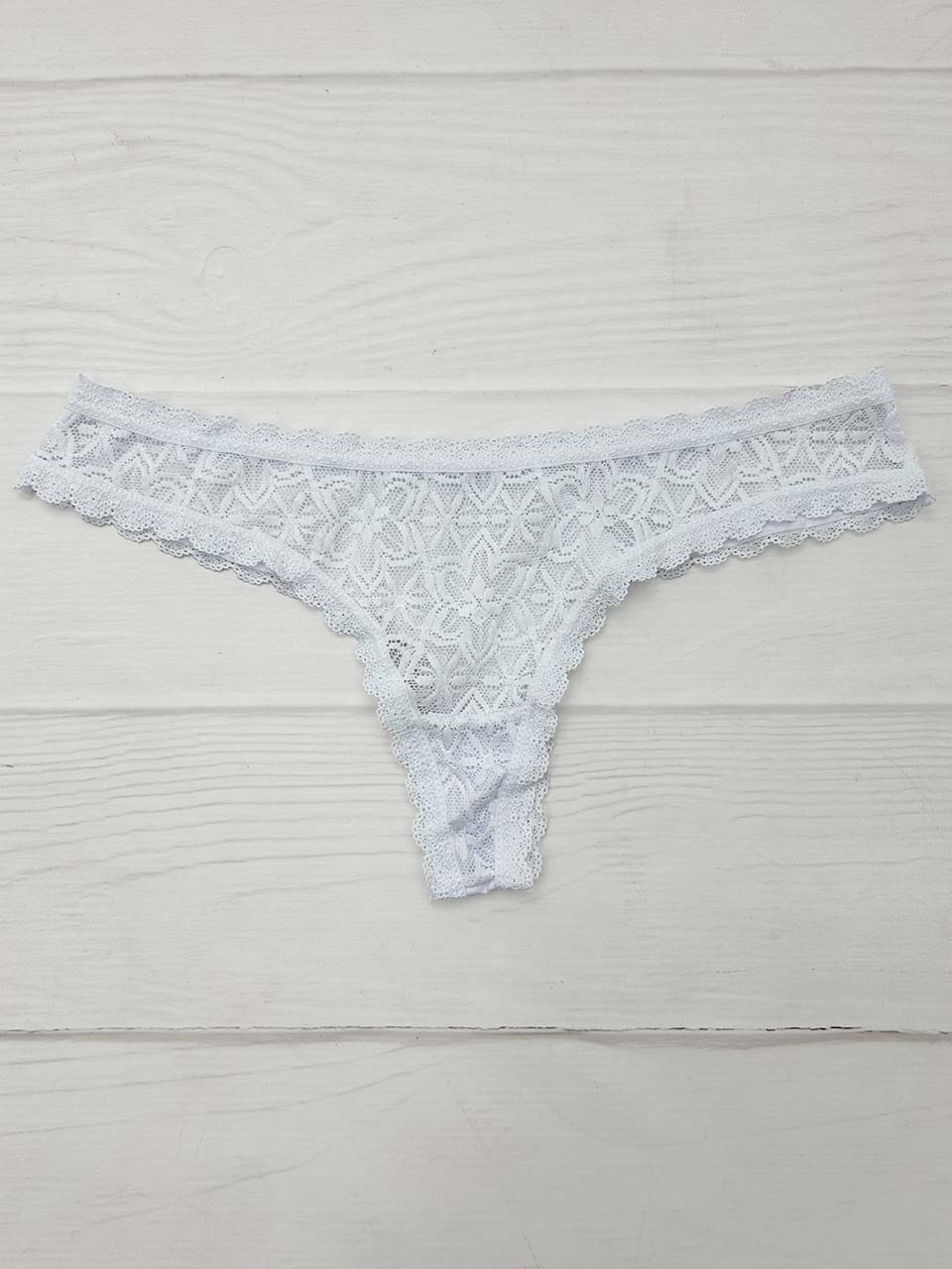 Tanga elastico blanco