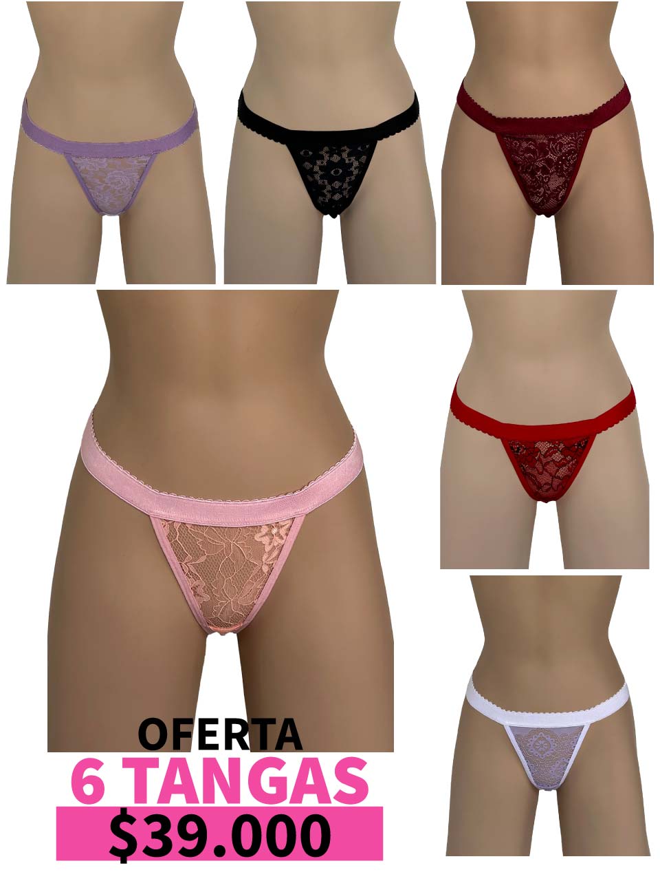 LLEVA 6 TANGA CONTORNO -35%