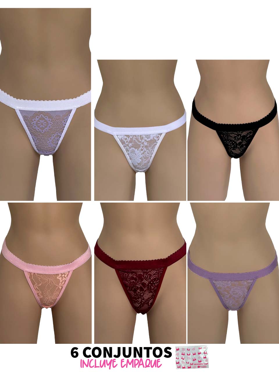 6 TANGAS CONTORNO -25%