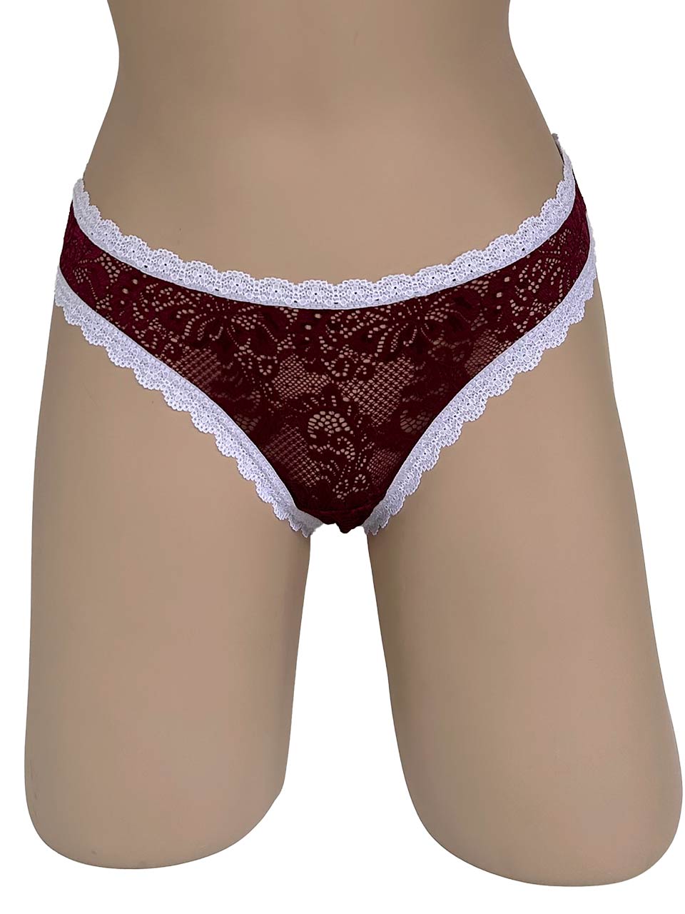 Tanga elastico vino