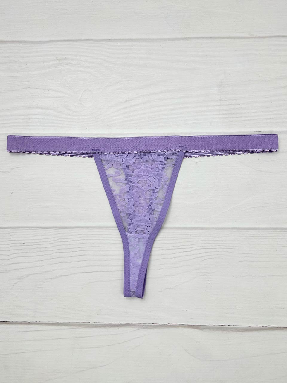 Tanga contorno lila