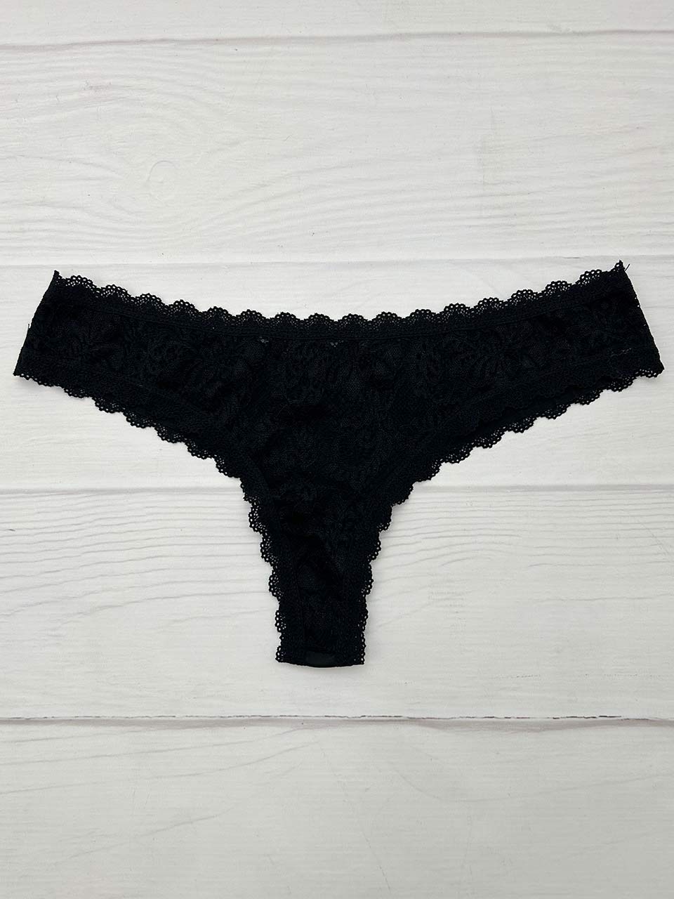 Tanga elastico negra