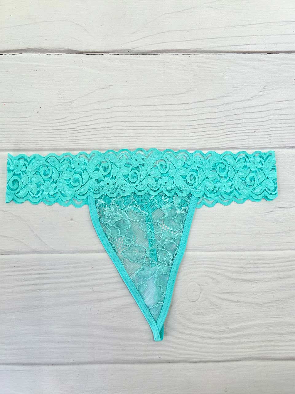 Tanga franja hilo menta