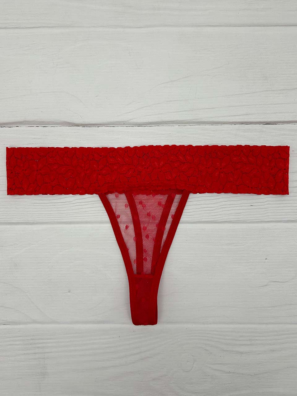 Tanga franja mayatex rojo