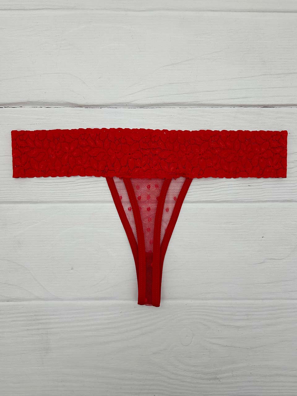 Tanga franja mayatex rojo
