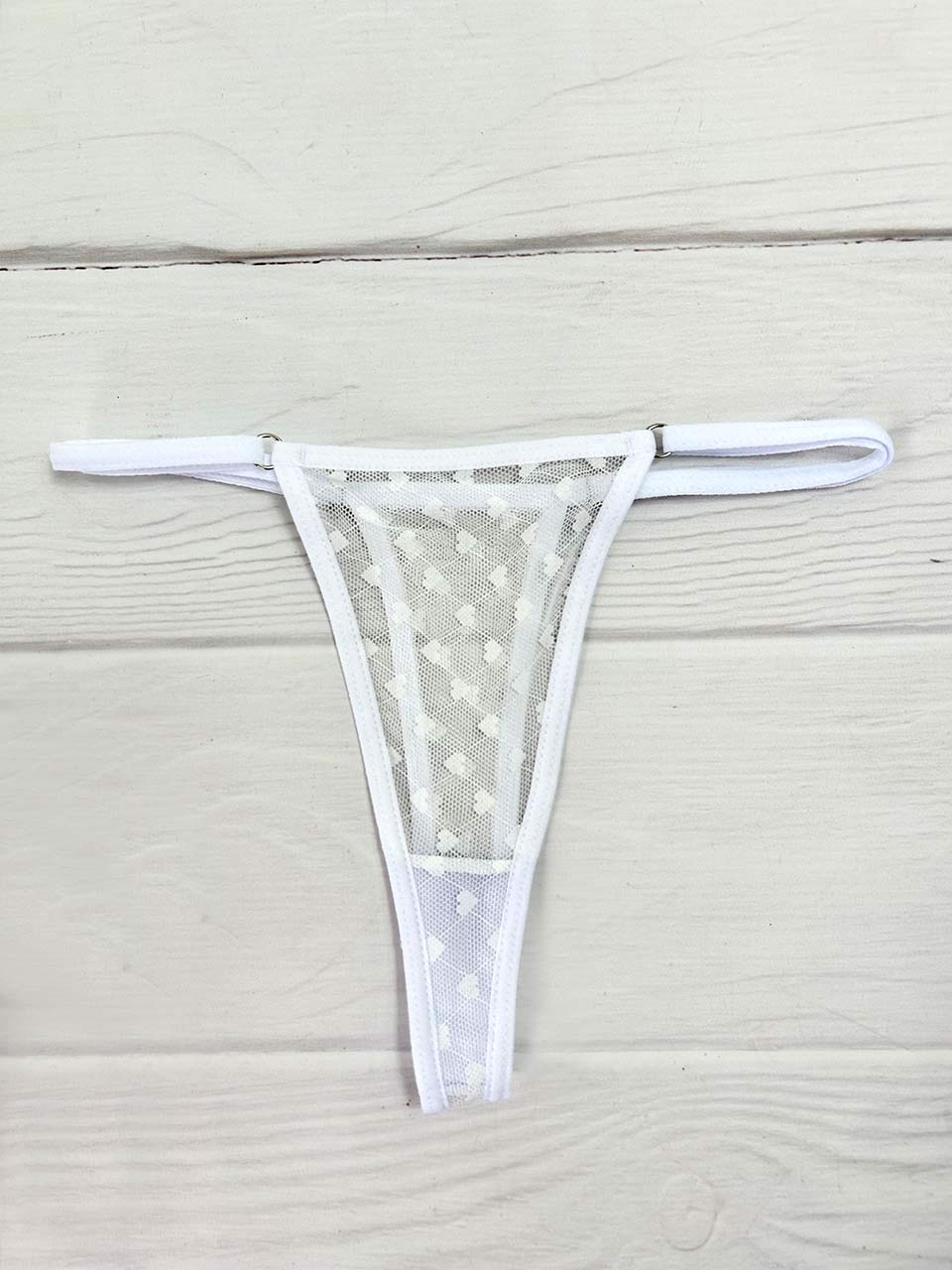 Tanga grabado blanco