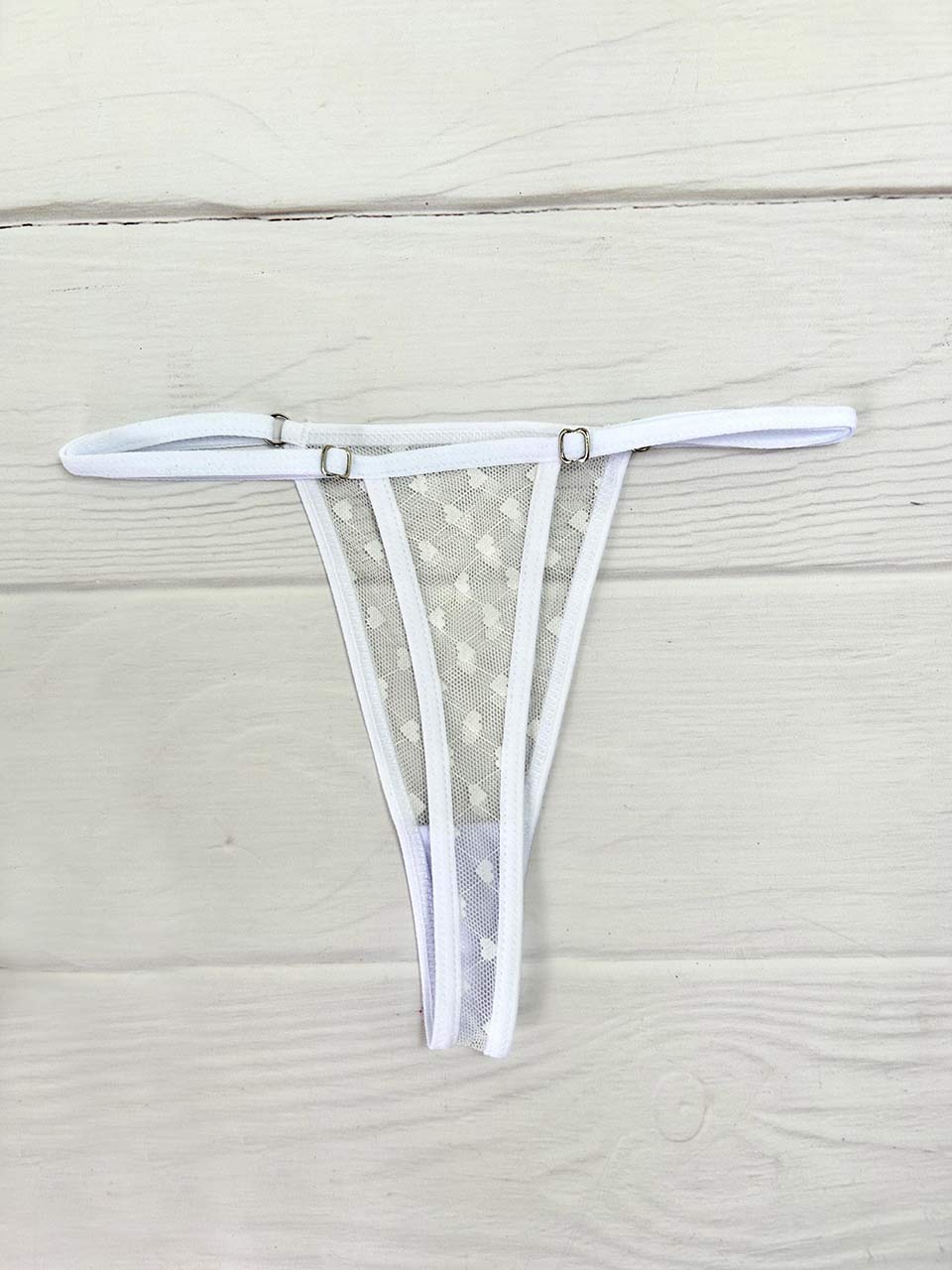 Tanga grabado blanco