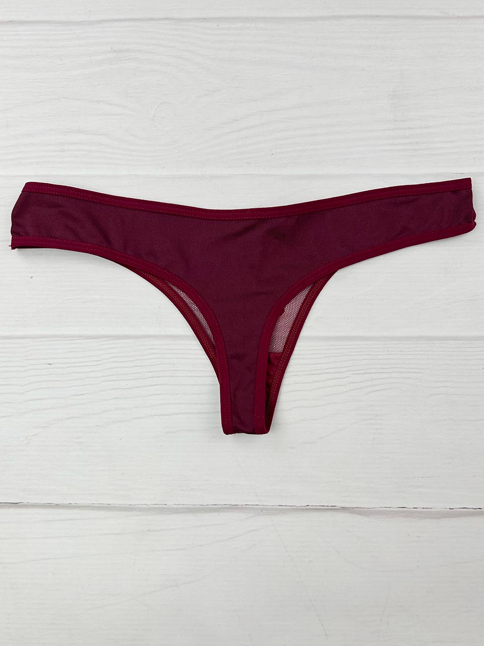 Tanga grabado vino elastica