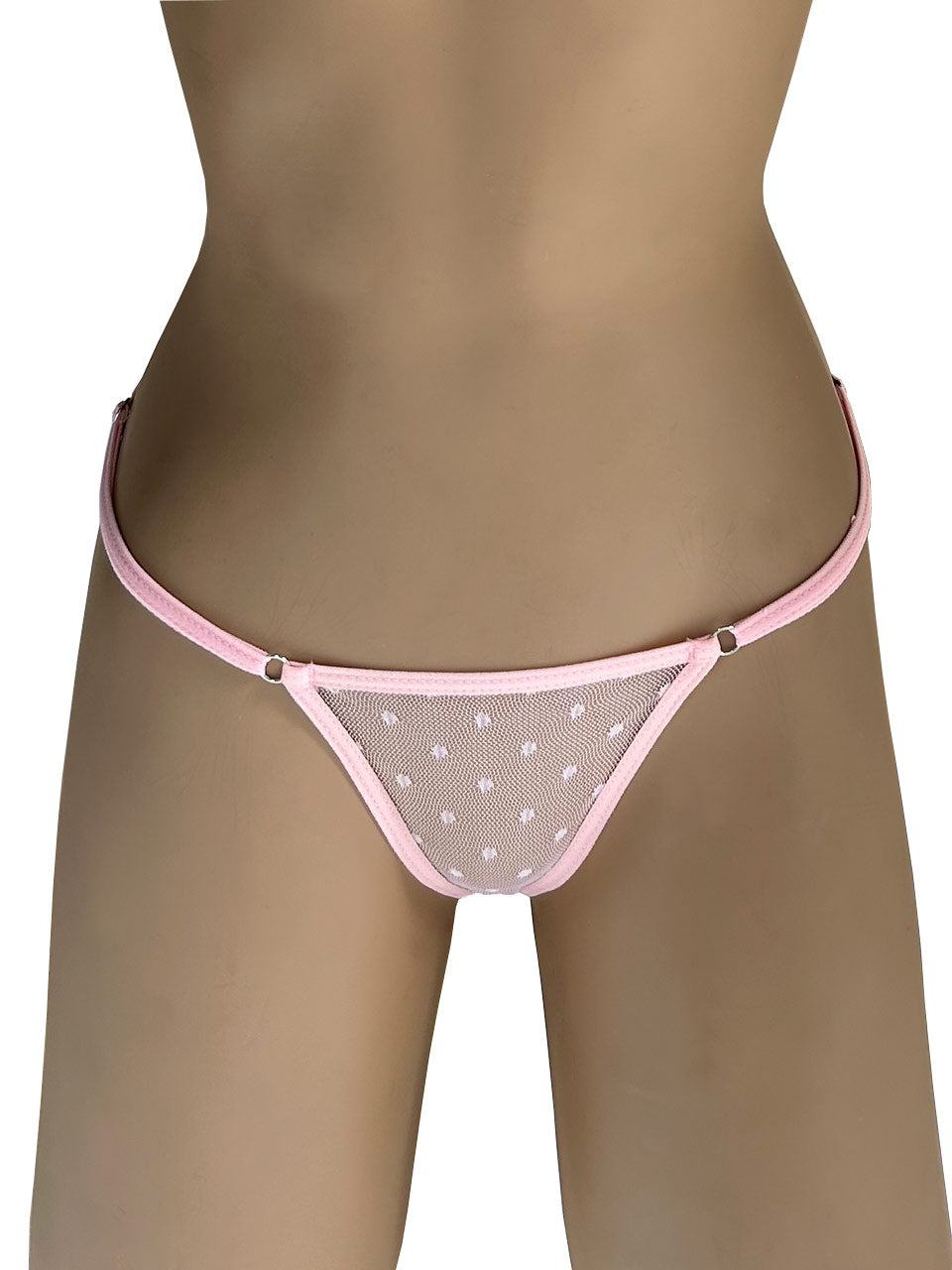 Tanga grabado rosa
